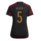 Billige Tyskland Thilo Kehrer #5 Udebanetrøje Dame VM 2022 Kort ærmer