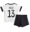 Billige Tyskland Thomas Muller #13 Hjemmebanetrøje Børn VM 2022 Kort ærmer (+ bukser)