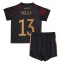 Billige Tyskland Thomas Muller #13 Udebanetrøje Børn VM 2022 Kort ærmer (+ bukser)