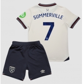 Billige West Ham United Crysencio Summerville #7 Udebanetrøje Børn 2025-26 Kort ærmer (+ bukser)