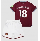 Billige West Ham United Mateus Fernandes #18 Hjemmebanetrøje Børn 2025-26 Kort ærmer (+ bukser)