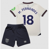 Billige West Ham United Mateus Fernandes #18 Udebanetrøje Børn 2025-26 Kort ærmer (+ bukser)