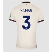 Billige West Ham United Max Kilman #3 Udebanetrøje 2025-26 Kort ærmer