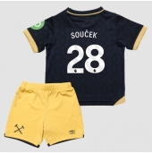 Billige West Ham United Tomas Soucek #28 Tredje trøje Børn 2025-26 Kort ærmer (+ bukser)