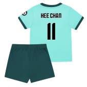 Billige Wolves Hee-chan Hwang #11 Udebanetrøje Børn 2025-26 Kort ærmer (+ bukser)