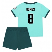 Billige Wolves Joao Gomes #8 Udebanetrøje Børn 2025-26 Kort ærmer (+ bukser)