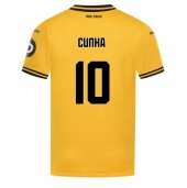Billige Wolves Matheus Cunha #10 Hjemmebanetrøje 2024-25 Kort ærmer