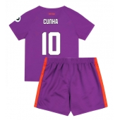 Billige Wolves Matheus Cunha #10 Tredje trøje Børn 2024-25 Kort ærmer (+ bukser)
