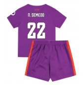 Billige Wolves Nelson Semedo #22 Tredje trøje Børn 2024-25 Kort ærmer (+ bukser)