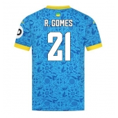 Billige Wolves Rodrigo Gomes #21 Tredje trøje 2025-26 Kort ærmer