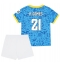 Billige Wolves Rodrigo Gomes #21 Tredje trøje Børn 2025-26 Kort ærmer (+ bukser)